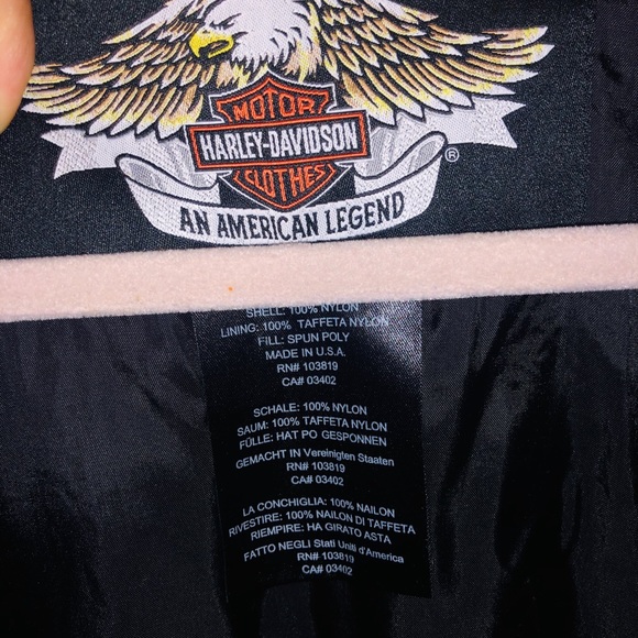 Vintage Harley Davidson Racing Nylon Jacket - Picture 6 of 7